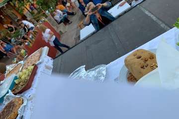 Animado concurso de repostería en el Caserío de Gando (Foto TA)